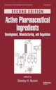 Book cover of: Active Pharmaceutical Ingredients. By: Stanley Nusim