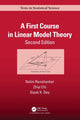 Book cover of: First Course in Linear Model Theory. By: Nalini Ravishanker