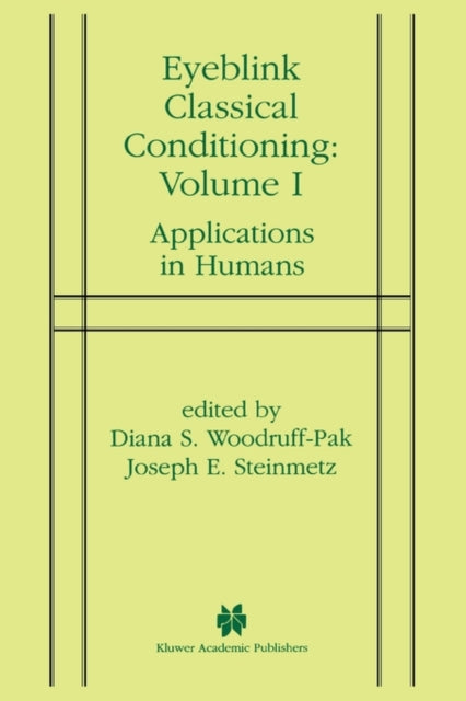 Eyeblink Classical Conditioning Volume 1