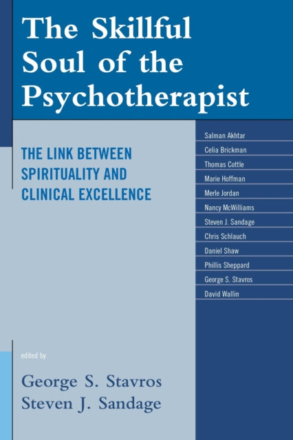 Book cover of: Skillful Soul of the Psychotherapist. By: George Stavros