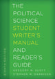 Book cover of: Political Science Student Writer's Manual and Reader's Guide. By: Gregory M. Scott Emeritus Professor