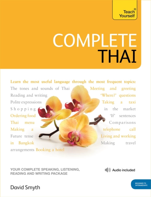 Book cover of: Complete Thai Beginner to Intermediate Course. By: David Smyth