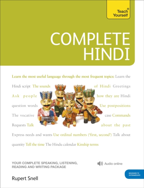 Book cover of: Complete Hindi Beginner to Intermediate Course