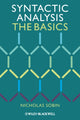 Book cover of: Syntactic Analysis. By: Nicholas Sobin
