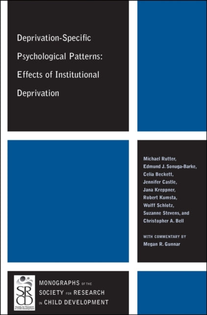 Book cover of: Deprivation-Specific Psychological Patterns