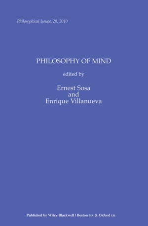 Philosophy of Mind, Volume 20
