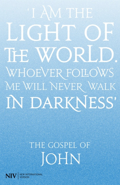 Book cover of: NIV Gospel of John. By: New International Version