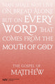 Book cover of: NIV Gospel of Matthew. By: New International Version