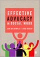 Book cover of: Effective Advocacy in Social Work