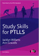 Book cover of: Study Skills for PTLLS. By: Jacklyn Williams