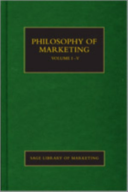 Book cover of: Philosophy of Marketing. By: Mark Tadajewski