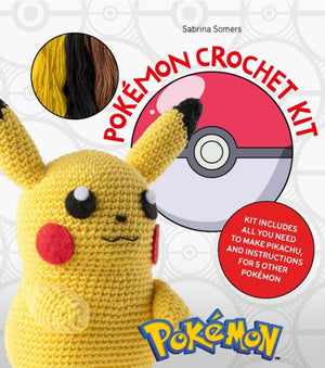 PokeMon Crochet Pikachu Kit, Kit Includes Materials to Make Pikachu and Instructions for 5 Other PokeMon
