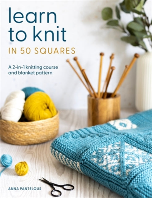 Book cover of: Learn to Knit in 50 Squares