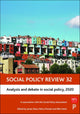Book cover of: Social Policy Review 32. By: James Rees
