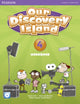 Book cover of: Our Discovery Island American Edition Workbook with Audio CD 4 Pack. By: Aaron Jolly
