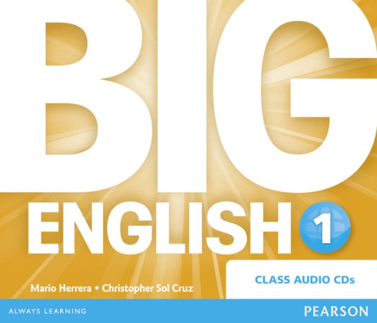 Book cover of: Big English 1 Class Audio. By: CRUZ HERRERA