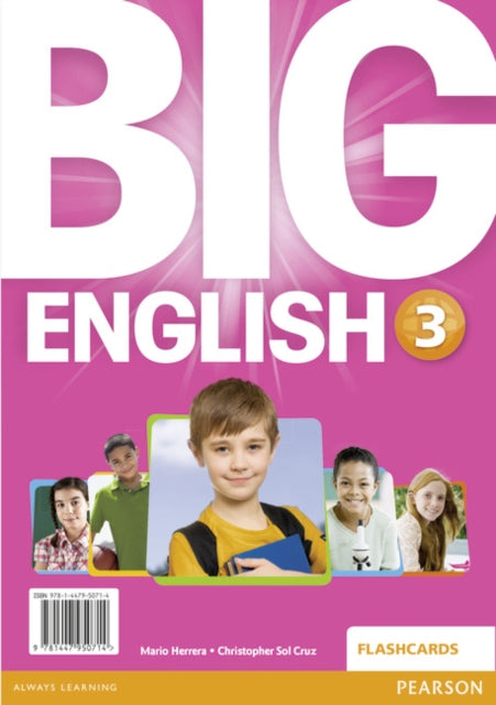 Book cover of: Big English 3 Flashcards. By: CRUZ HERRERA