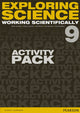 Book cover of: Exploring Science: Working Scientifically Activity Pack Year 9. By: Mark Levesley