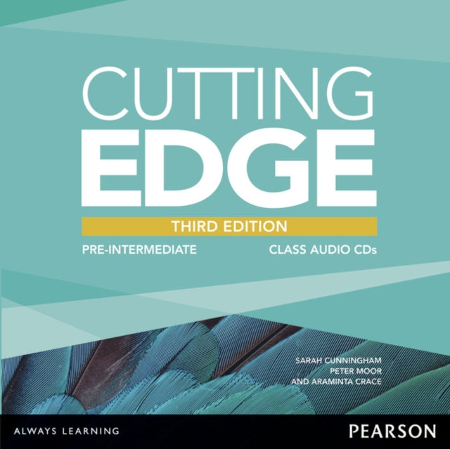 Book cover of: Cutting Edge 3rd Edition Pre-Intermediate Class CD. By: Sarah Cunningham