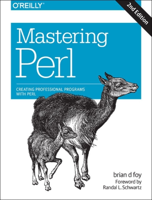 Book cover of: Mastering Perl. By: brian d foy