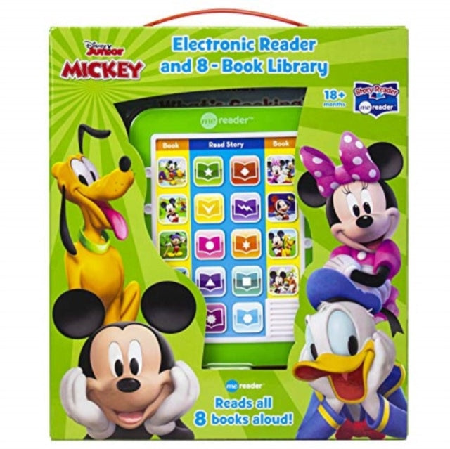 Book cover of: Mickey Mouse Clubhouse Electronic Reader and 8-Book Library. By: P. I. Kids Staff