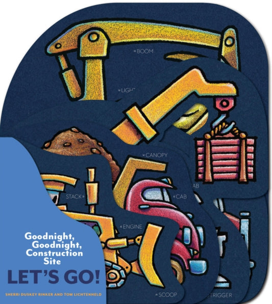 Book cover of: Goodnight, Goodnight, Construction Site: Let's Go!. By: Sherri Duskey Rinker