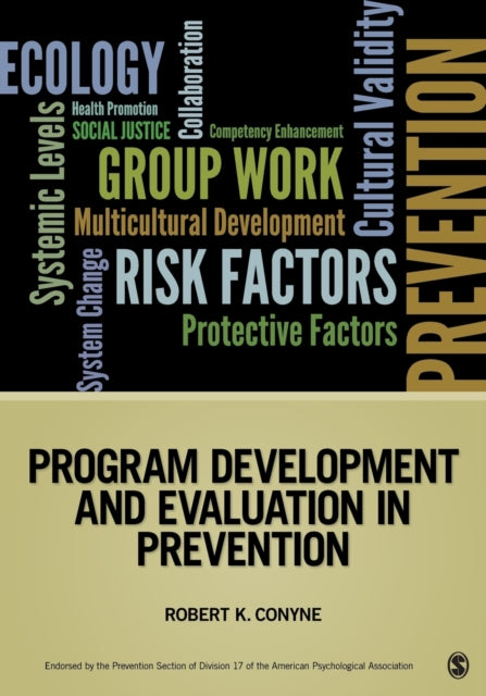 Book cover of: Program Development and Evaluation in Prevention
