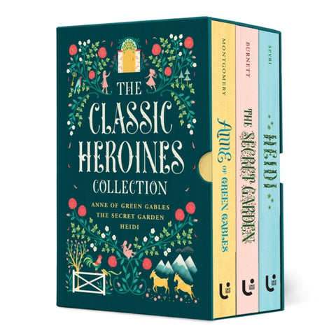 Classic Heroines Collection Boxed Set, Anne of Green Gables, Heidi, The Secret Garden