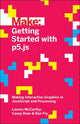 Book cover of: Getting Started with p5.js. By: Lauren McCarthy