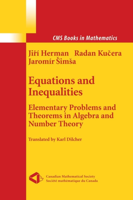 Book cover of: Equations and Inequalities