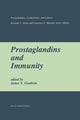 Book cover of: Prostaglandins and Immunity. By: James S. Goodwin