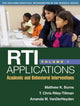 Book cover of: RTI Applications, Volume 1. By: Matthew K. Burns