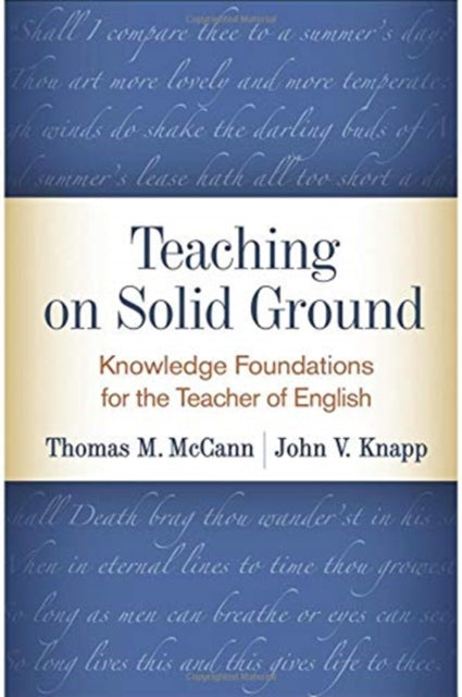 Book cover of: Teaching on Solid Ground. By: Thomas M. McCann