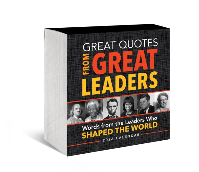 Book cover of: 2026 Great Quotes From Great Leaders Boxed Calendar