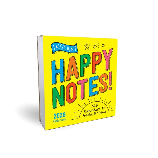 Book cover of: 2026 Instant Happy Notes Boxed Calendar