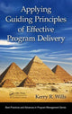 Book cover of: Applying Guiding Principles of Effective Program Delivery
