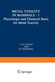 Book cover of: Physiologic and Chemical Basis for Metal Toxicity. By: B. Venugopal