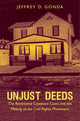 Book cover of: Unjust Deeds. By: Jeffrey D. Gonda