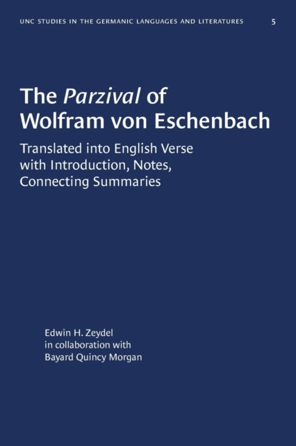 Book cover of: Parzival of Wolfram Von Eschenbach. By: Edwin H. Zeydel