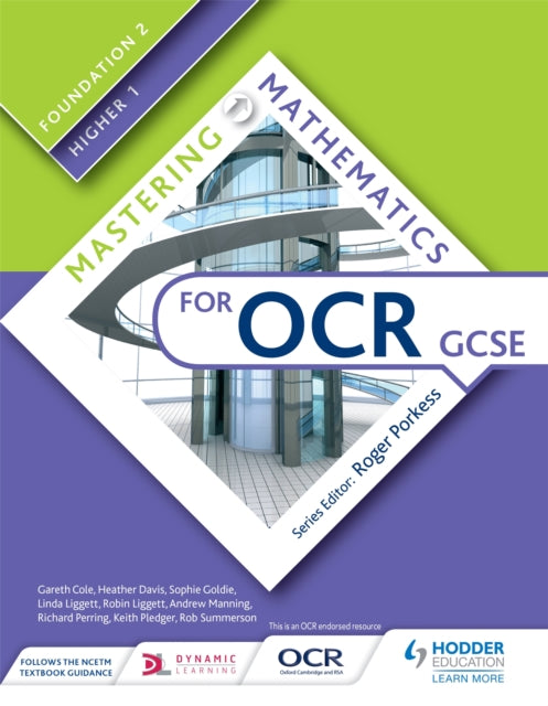 Book cover of: Mastering Mathematics for OCR GCSE: Foundation 2/Higher 1. By: Gareth Cole