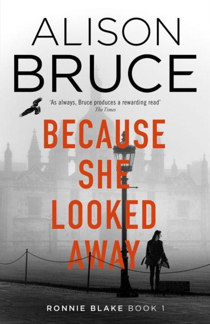 Book cover of: Because She Looked Away. By: Alison Bruce