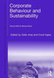 Book cover of: Corporate Behavior and Sustainability. By: Coral Ingley