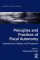 Book cover of: Principles and Practices of Fiscal Autonomy. By: Giancarlo Pola