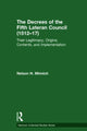 Book cover of: Decrees of the Fifth Lateran Council (1512–17). By: Nelson H. Minnich