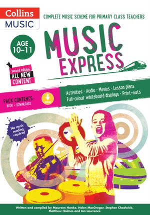 Music Express: Age 10-11 (Book + 3CDs + DVD-ROM)