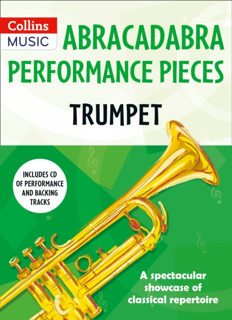 Book cover of: Abracadabra Performance Pieces - Trumpet. By: Christopher Hussey