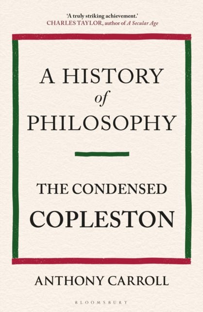 Book cover of: History of Philosophy. By: Anthony Carroll