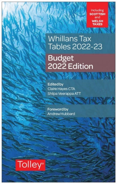 Book cover of: Whillans's Tax Tables 2022-23 (Budget edition). By: Claire Hayes