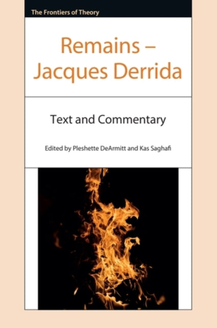 Book cover of: Remains   Jacques Derrida
