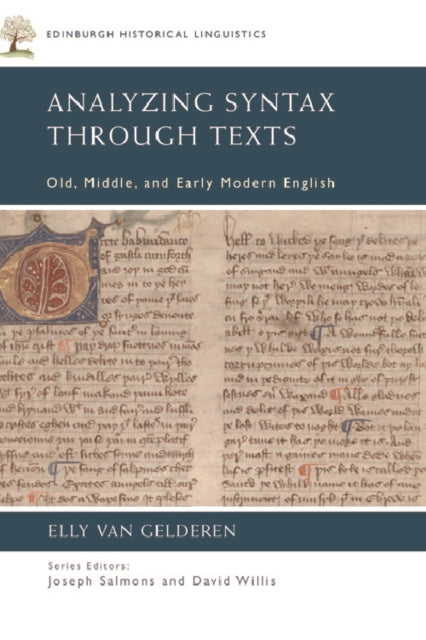 Book cover of: Analyzing Syntax Through Texts. By: Elly van Gelderen